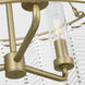 Thom Filicia Winslow 3 Light 23.75 inch Powder-Coated Brass Chandelier Ceiling Light