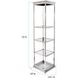 Carter 75 X 18 inch Silver Etagere