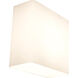 Glaz 1 Light 7.1 inch White ADA LED Wall Sconce Wall Light