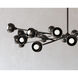 Colt 24 Light 55 inch Soft Black Chandelier Ceiling Light