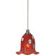 Signature 1 Light 4.7 inch Brushed Steel Pendant Set Ceiling Light, Low Voltage