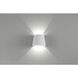 Cone LED 6 inch White Outdoor Wall Sconce