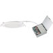 EnviroLite LED 6.85 inch White Slim Panel Downlight Ceiling Light