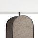 Cavallo 31 inch 150 watt Gray and Blackened Iron Table Lamp Portable Light