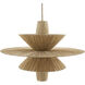 Shay 1 Light 44 inch Natural Chandelier Ceiling Light