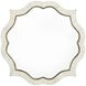 Laurette 34 X 34 inch White & Ivory Mirror