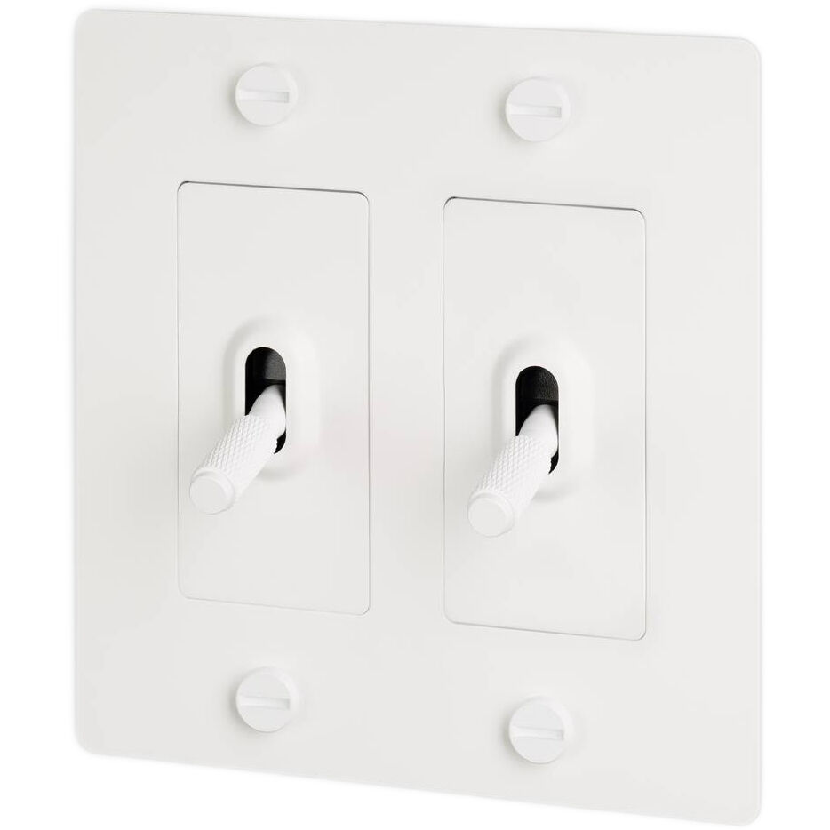 2G Toggle 120-277 White Light Switch