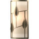 Alison's Leaves 1 Light 7.5 inch Soft Gold ADA Sconce Wall Light