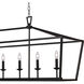Lacey 6 Light 49 inch Rubbed Oil Bronze Pendant Ceiling Light
