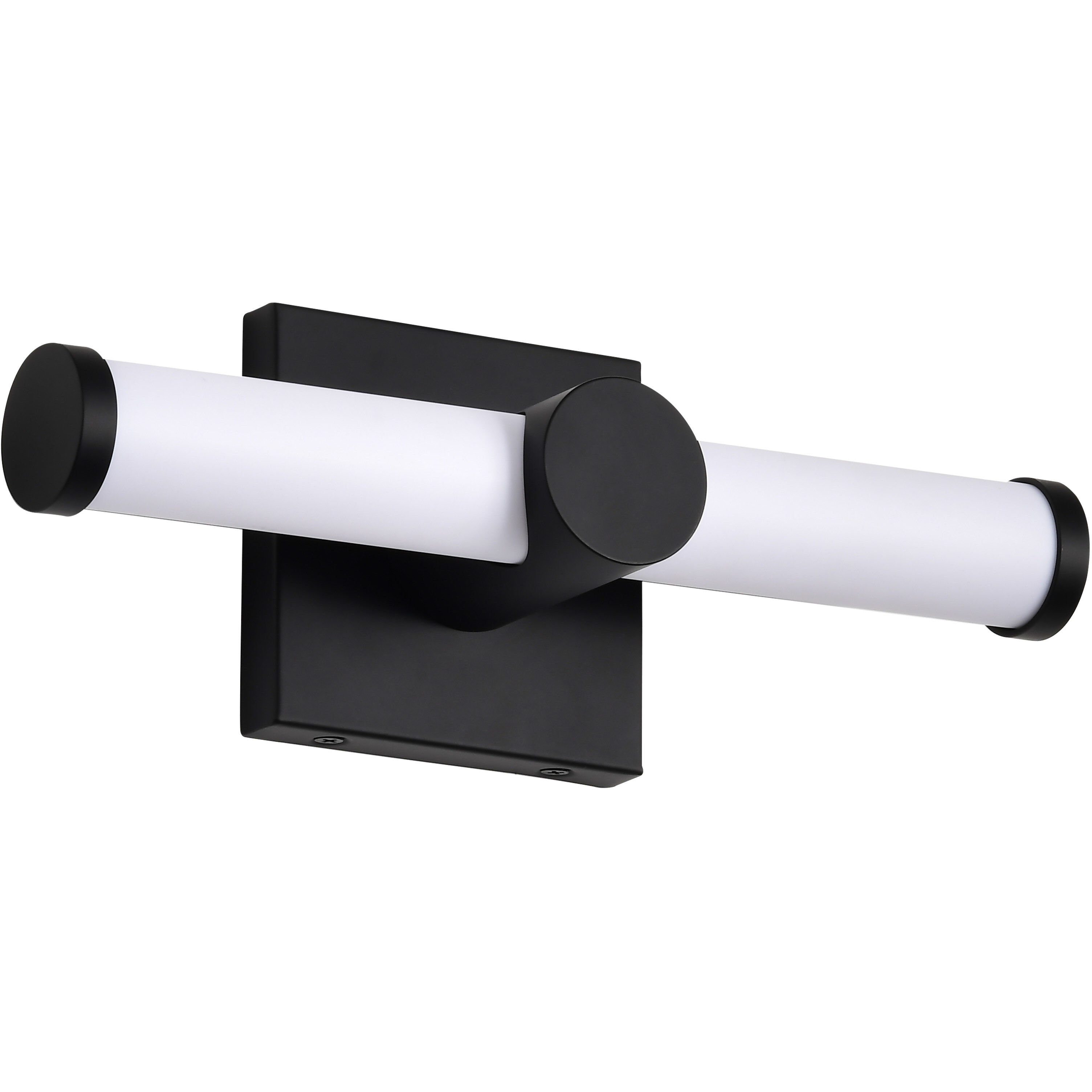 Bowman LED 12 inch Matte Black Vanity Light Wall Light