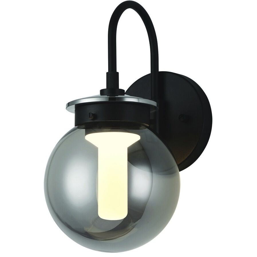 Caswell 1 Light 11 inch Black Outdoor Wall Lantern