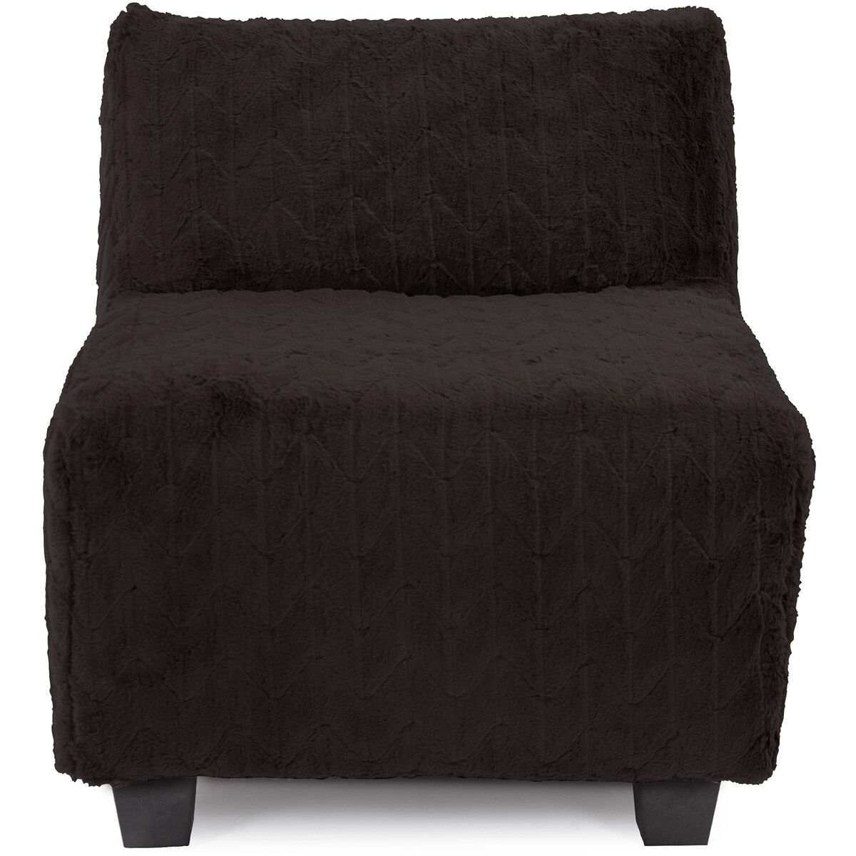 Pod Angora Ebony Chair with Slipcover
