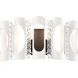 Twilight 2 Light 6 inch White Wall Sconce Wall Light in Optic