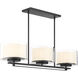 Parsons Studio 3 Light 38 inch Sand Coal Island Light Ceiling Light