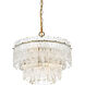 Emilia 4 Light 15 inch Satin Gold Pendant Ceiling Light