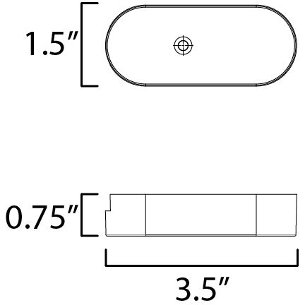 Continuum - Track White LED Track Direct-Wire Driver Ceiling Light