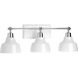 Bramlett 3 Light 24 inch Polished Chrome Bath Vanity Wall Light