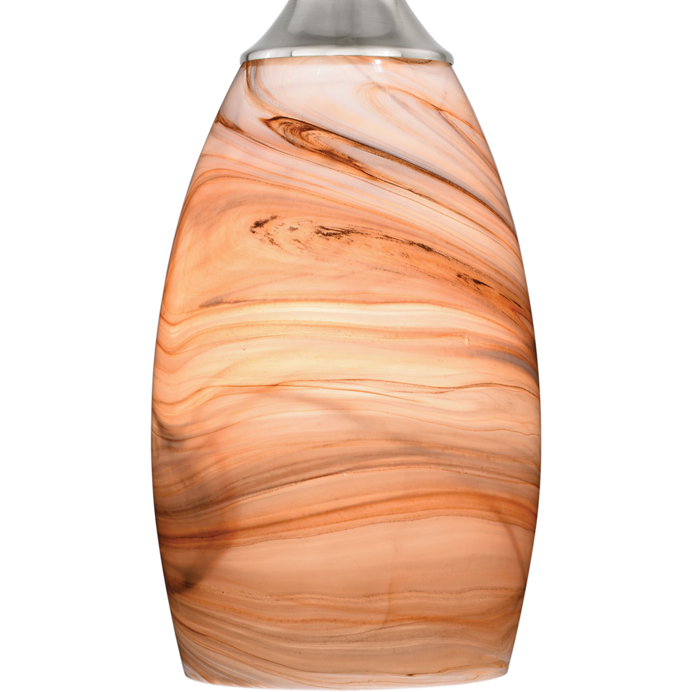 Milano LED 4.75 inch Satin Nickel Mini Pendant Ceiling Light