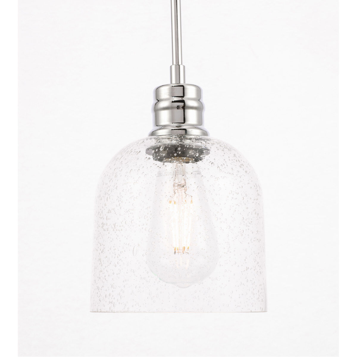 Gabe 1 Light 6 inch Chrome Pendant Ceiling Light