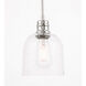Gabe 1 Light 6 inch Chrome Pendant Ceiling Light