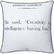 Dann Foley 24 inch White Throw Pillow