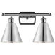 Ballston Cone 2 Light 18 inch Polished Chrome Bath Vanity Light Wall Light