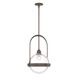 Atlas 1 Light 13.9 inch Oil Rubbed Bronze Pendant Ceiling Light - Open Box
