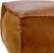 Ranger II 13 inch Brown Pouf, Rectangle