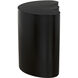 Bast 25 X 24 inch Matte Black Side Table