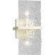 Chevall 2 Light 7 inch Gilded Silver Wall Sconce Wall Light, Design Series