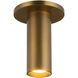 Mason LED 2.25 inch Vintage Brass Semi-Flush Mount Ceiling Light