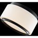 Preston LED 15.8 inch Black Indoor Ceiling Lighting in 3500K