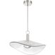 Novella LED 24 inch Polished Nickel Convertible Pendant Ceiling Light