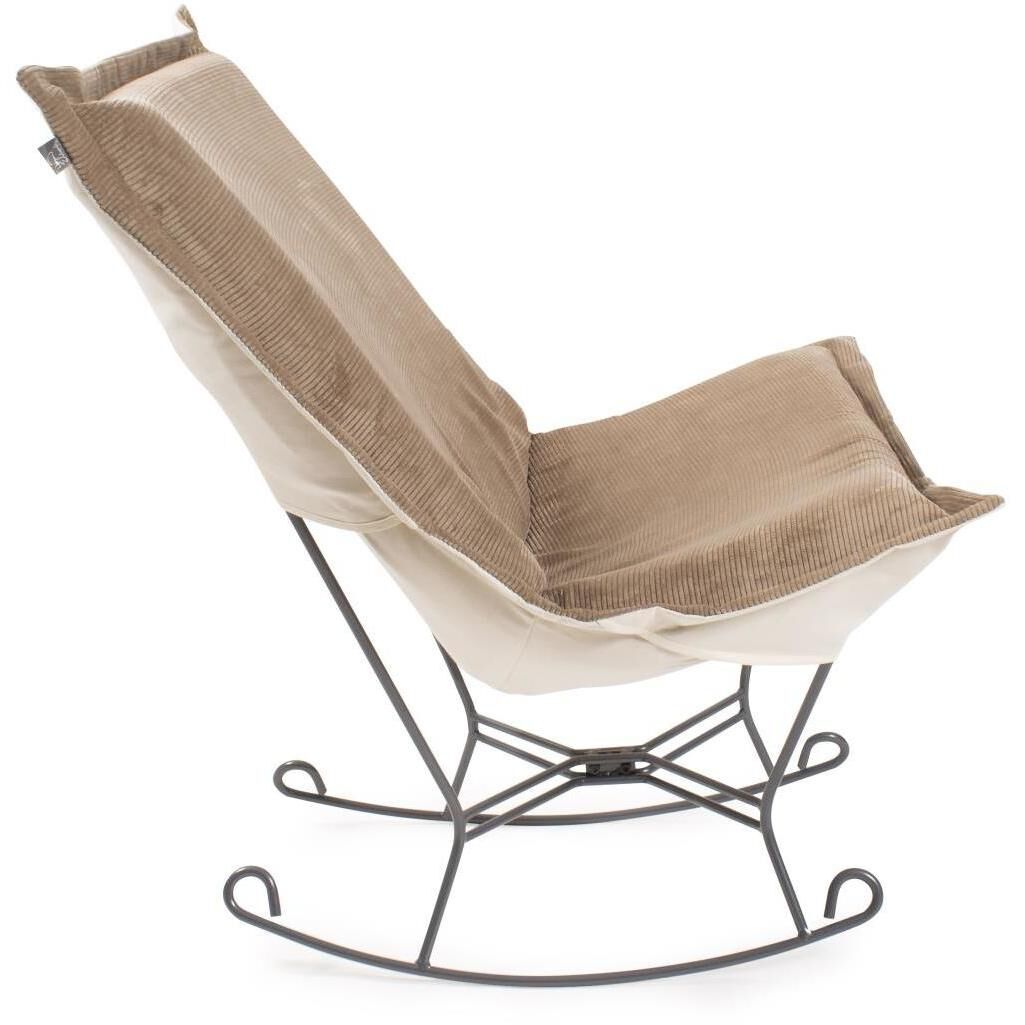 Pana 40 inch Sand Puff Rocker Ottoman