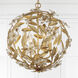 Marselle 6 Light 22 inch Antique Gold Chandelier Ceiling Light