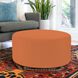 Universal 18 inch Seascape Canyon Outdoor Round Ottoman with Slipcover