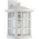 Stonington 1 Light 17 inch Matte White Outdoor Wall Lantern