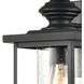 Minersville 1 Light 17 inch Matte Black Outdoor Wall Sconce