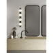 Cabaret 4 Light 21.65 inch Matte Black Bathroom Wall Light
