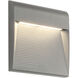 Casa LED 8.25 inch Gray Exterior Wall/Step Light
