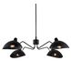 Droid 4 Light 42 inch Bronze and Brushed Gold Pendant Ceiling Light