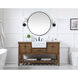 Clement 60 X 22 X 34.13 inch Driftwood Bathroom Vanity Cabinet