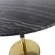 Micca Black and Gray with Gold Bistro Table