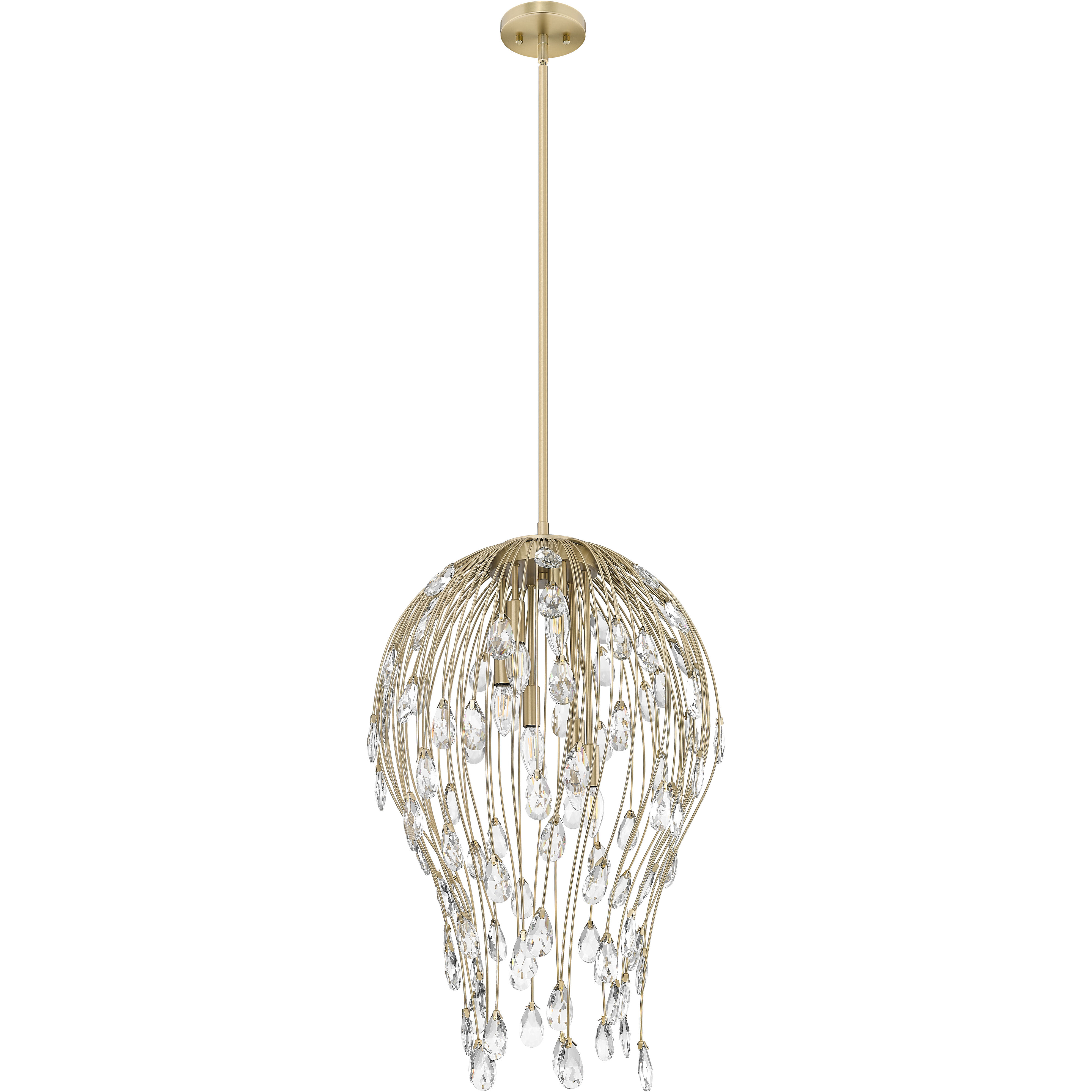 Gabriella 6 Light 18 inch Modern Gold Pendant Ceiling Light