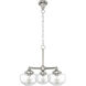 Saddle Creek 3 Light 20 inch Brushed Nickel Chandelier Ceiling Light