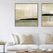 Blush Horizon Beige and Brown and Gray and Pink Canvas