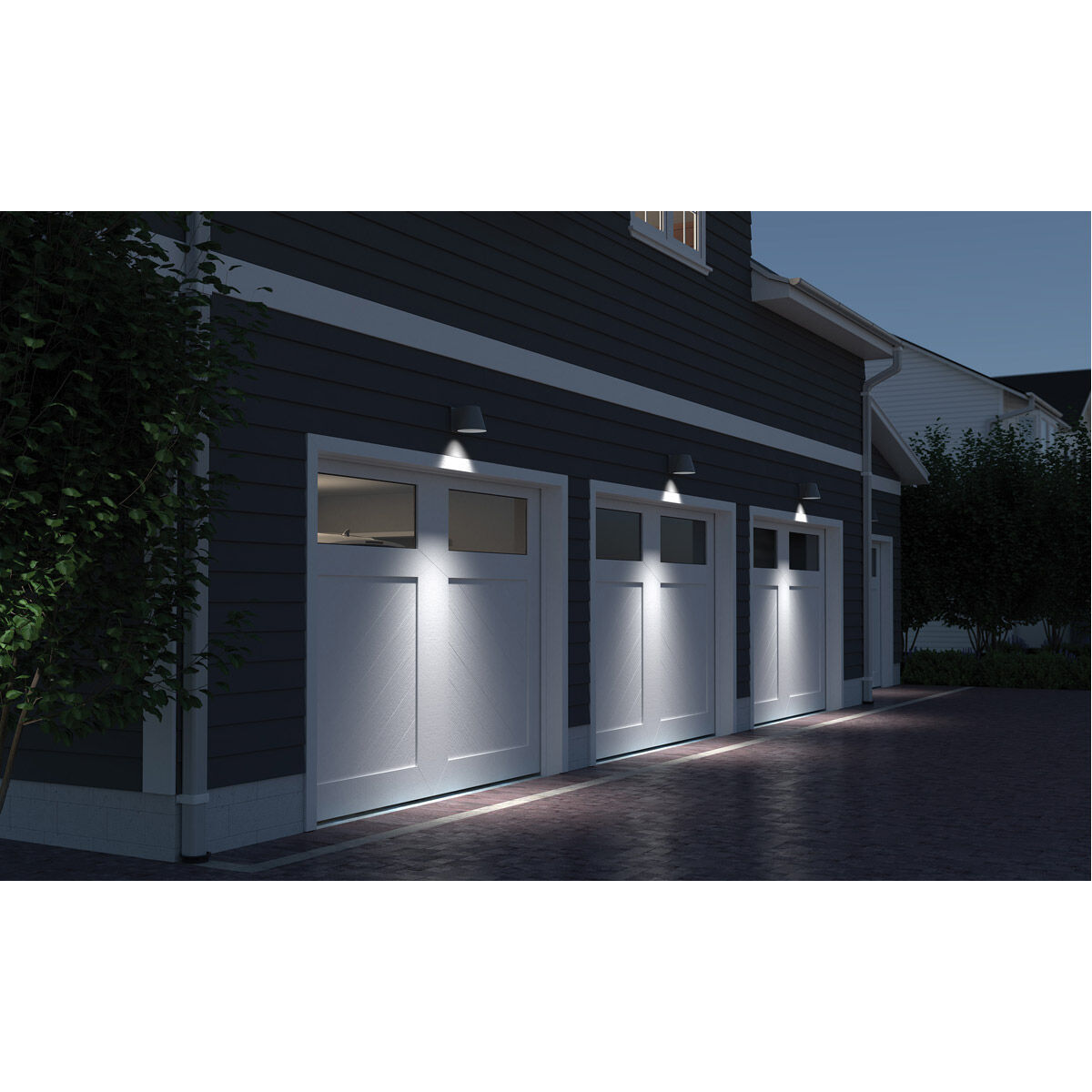 Sean Lavin Bowman LED 4.5 inch White Outdoor Wall Light in LED 80 CRI 3000K 120V, Integrated LED