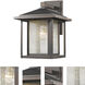Aspen 1 Light 13 inch Oil Rubbed Bronze Outdoor Wall Light