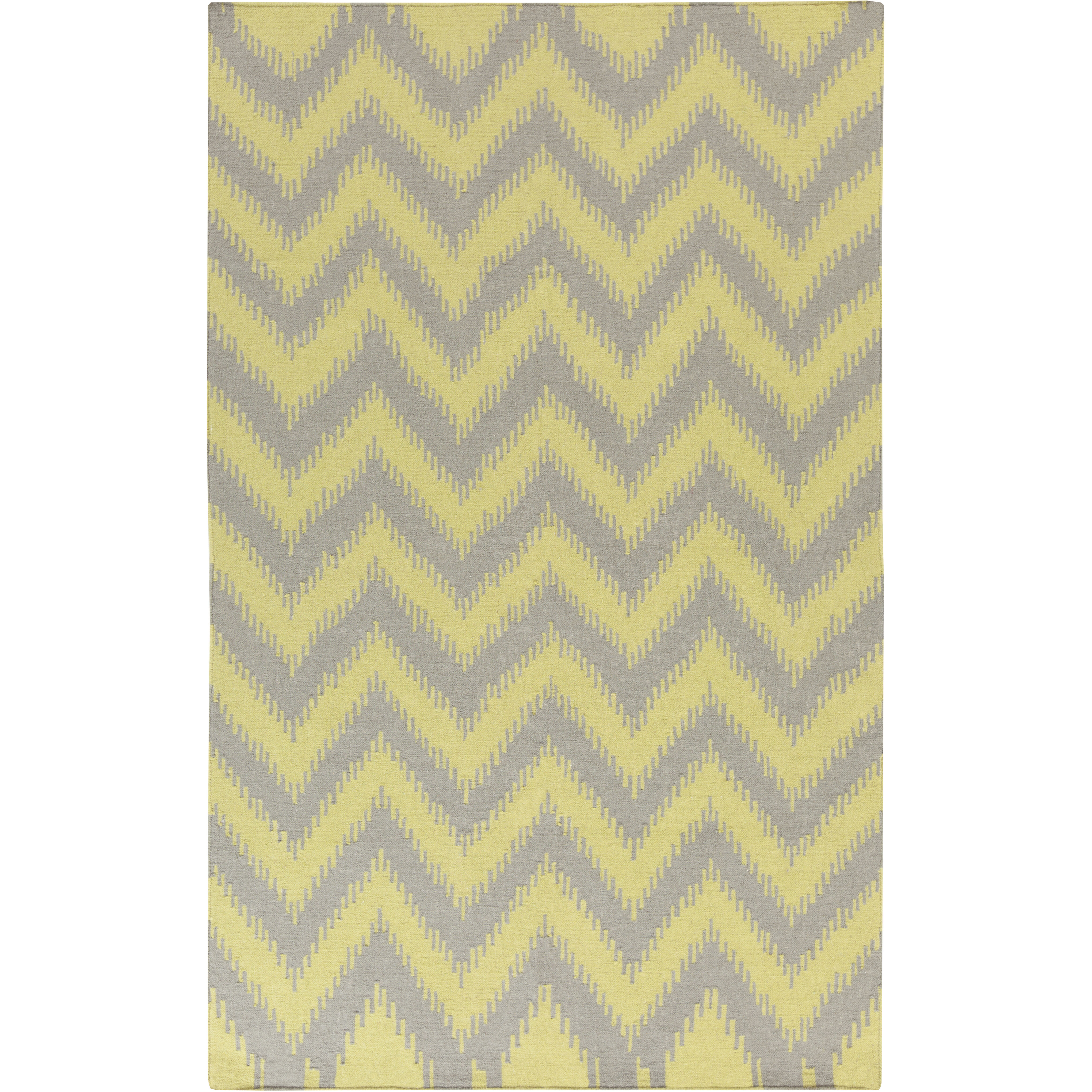 Frontier 36 X 24 inch Lime, Medium Gray Rug
