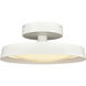 Nancy LED 13.75 inch Matte White Semi Flush Mount Ceiling Light